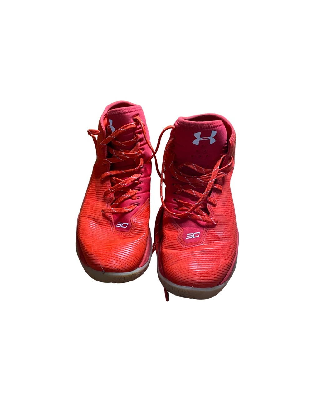 Under Armour Curry 2.5 Red Ice Basketball Shoes Youth Size 7
